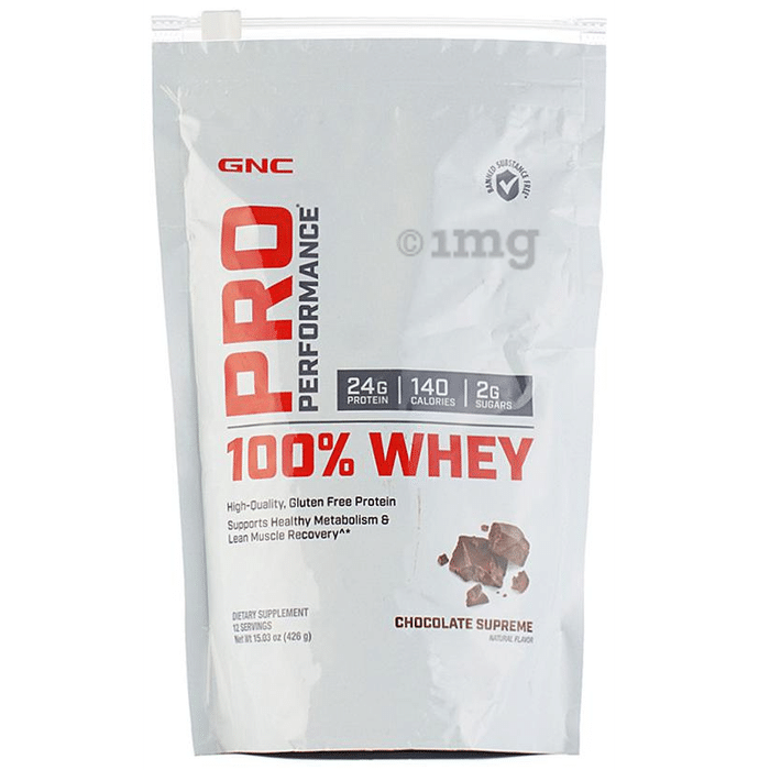 GNC Pro Performance 100% Whey Protein Chocolate Supreme