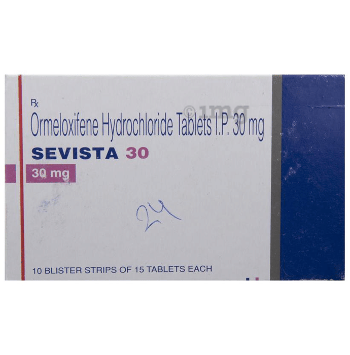 Sevista 30 Tablet View Uses Side Effects Price And Substitutes 1mg