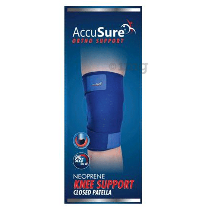AccuSure K-2 Neoprene Knee Support Closed Pattela