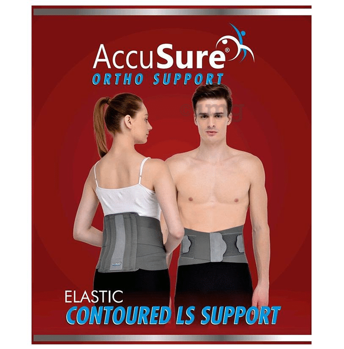 AccuSure B5 Elastic Contoured LS Support Small