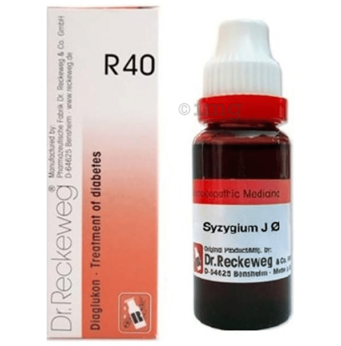 Dr. Reckeweg Diabetic Care Combo (R40 + Syzygium Jamb Mother Tincture)