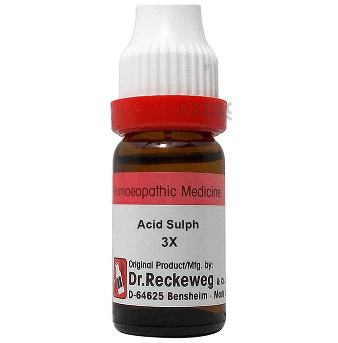 Dr. Reckeweg Acid Sulph Dilution 3X