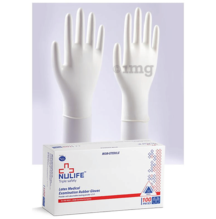 Nulife Latex Medical Examination Powdered Gloves XS Buy box of 100