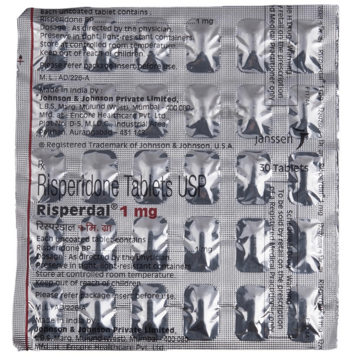 risperdal 1mg tablets