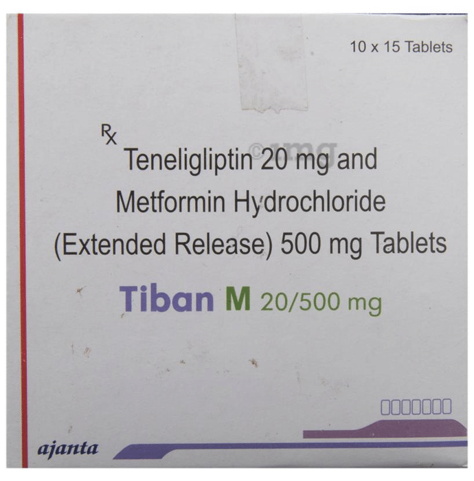 Tiban M 500mg Tablet Er View Uses Side Effects Price And Substitutes 1mg