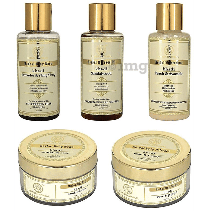 Khadi Naturals Ayurvedic Luxury Spa Kit Buy packet of 1 Kit at best