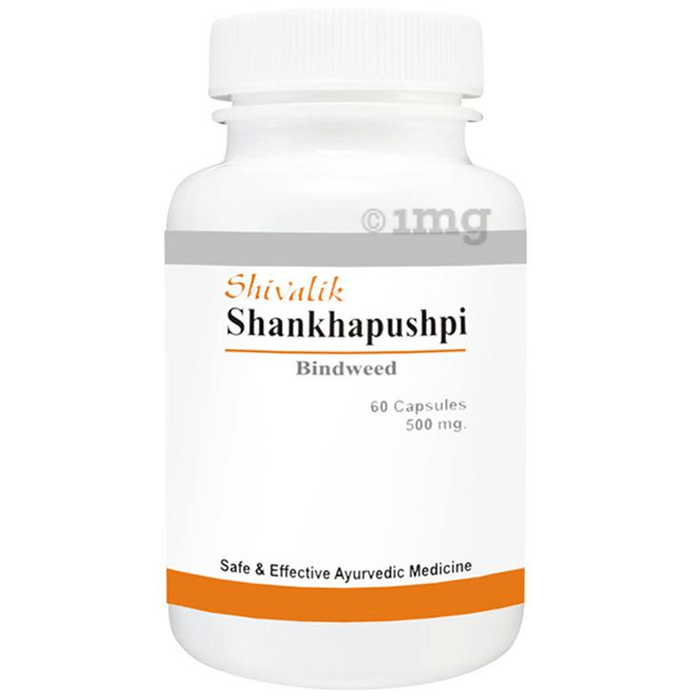 Shivalik Herbals Shankhapushpi 500mg Capsule Pack of 2