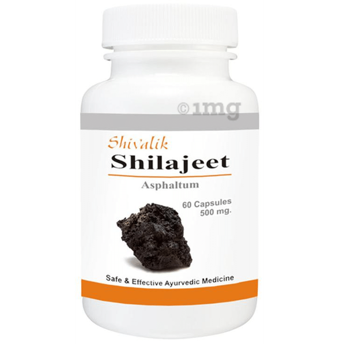 Shivalik Herbals Shilajeet 500mg Capsule Pack of 2