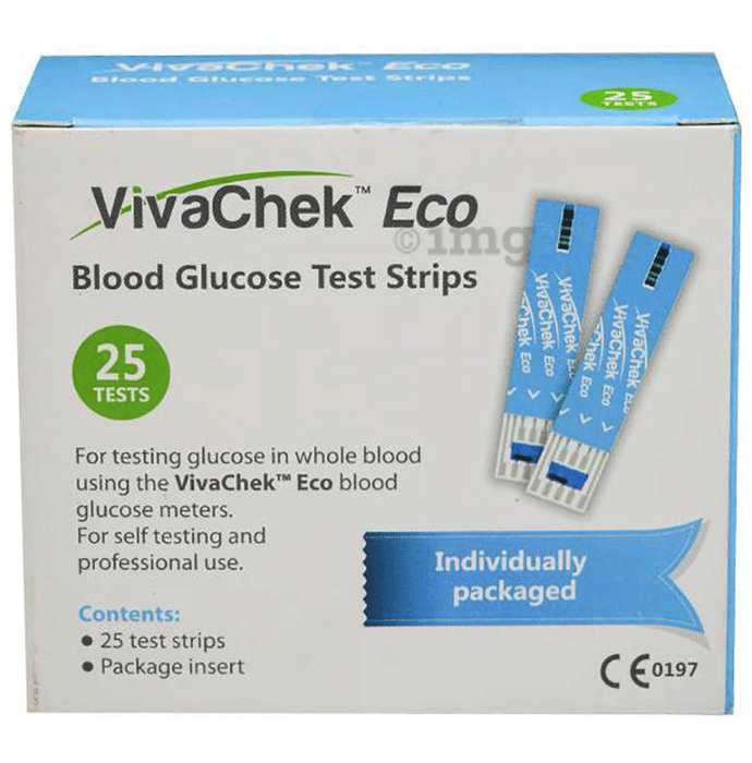 VivaChek Eco Test Strip Buy box of 25 Test Strips at best