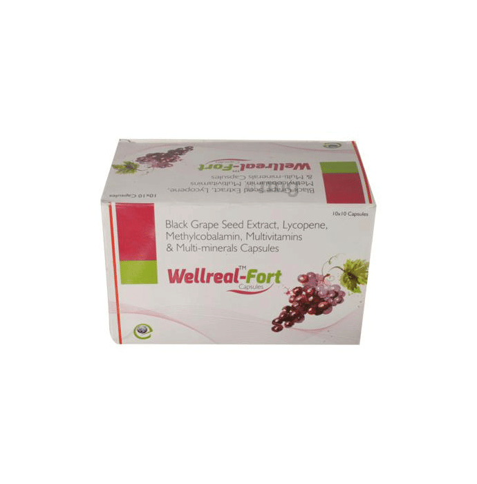 Wellreal-Fort Capsule: Buy strip of 10 capsules at best price in India ...