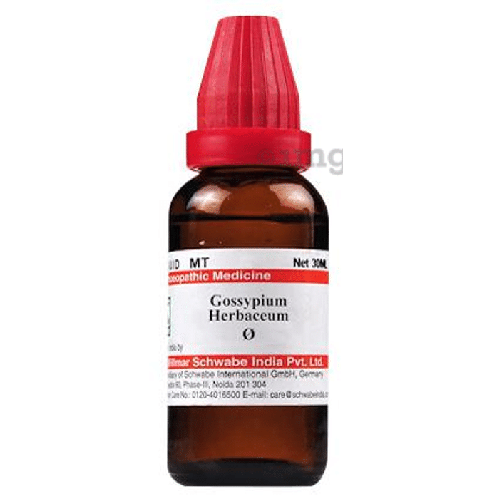 Dr Willmar Schwabe India Gossypium Herbaceum Mother Tincture Q