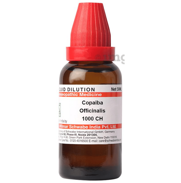 Dr Willmar Schwabe India Copaiba Officinalis Dilution 1000 CH