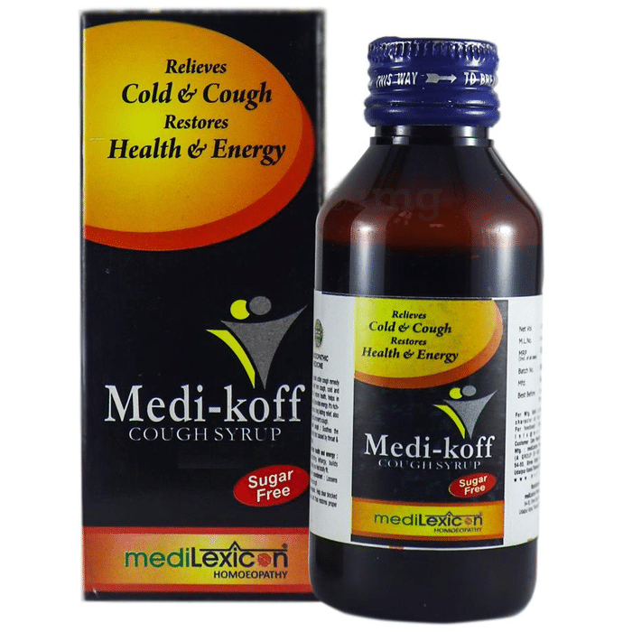 Medilexicon Medi-koff Cough Syrup Sugar Free Syrup Sugar Free