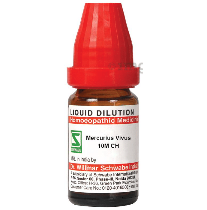 Dr Willmar Schwabe India Mercurius Vivus Dilution 10M CH