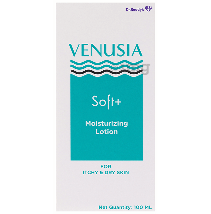 Venusia Soft + Moisturizing Lotion for Sensitive Skin, Relieves Excessive Dryness & Itching
