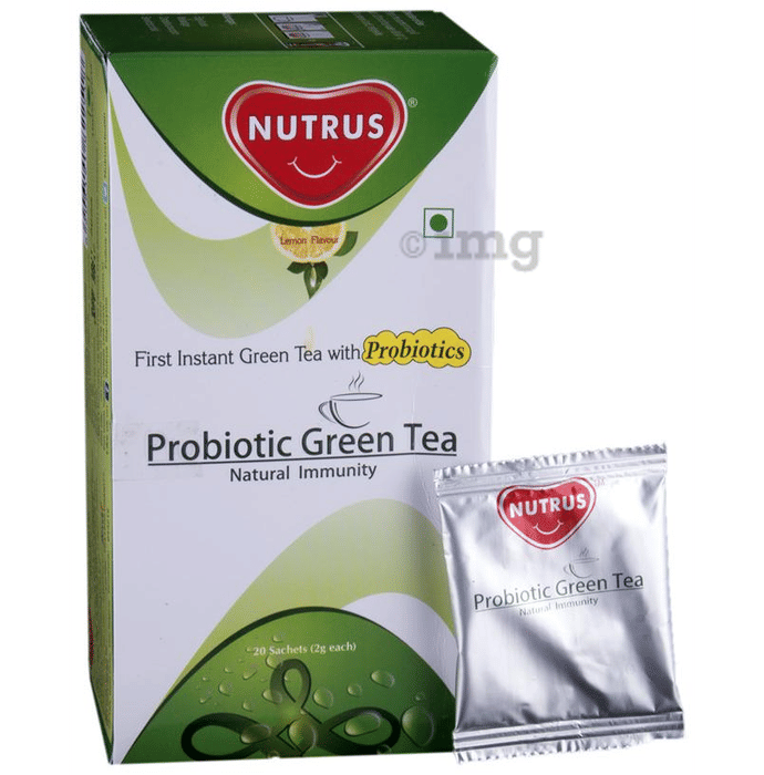 Nutrus Probiotics Green Tea (2gm Each) Buy box of 20 Sachets at best