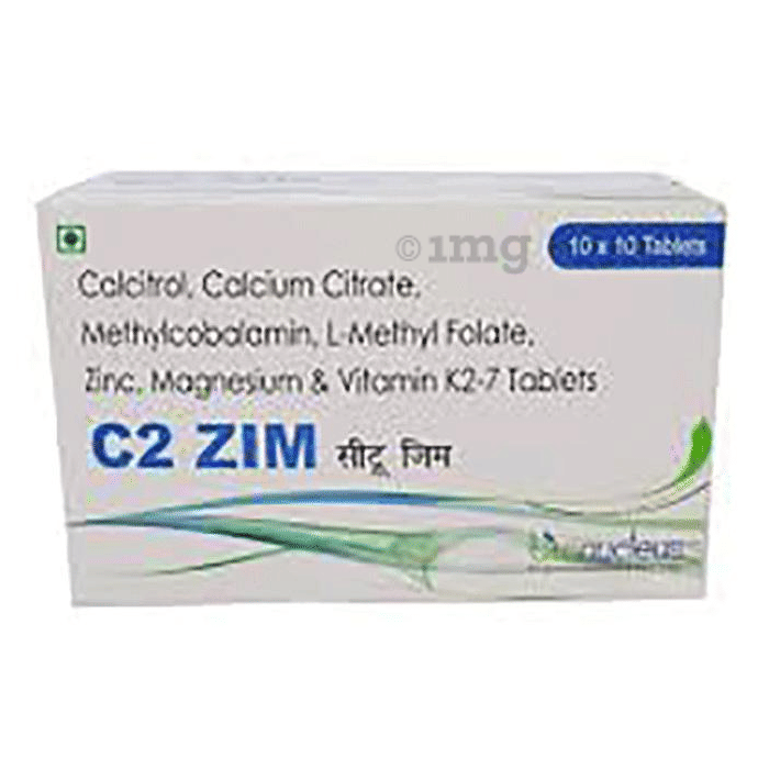 C2 Zim Tablet Buy Strip Of 10 Tablets At Best Price In India 1mg