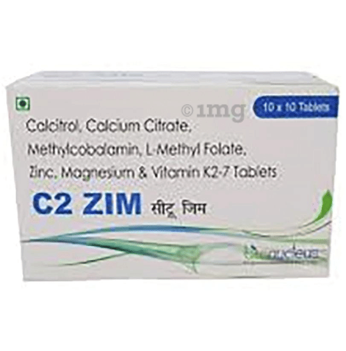 C2 Zim Tablet Buy Strip Of 10 Tablets At Best Price In India 1mg