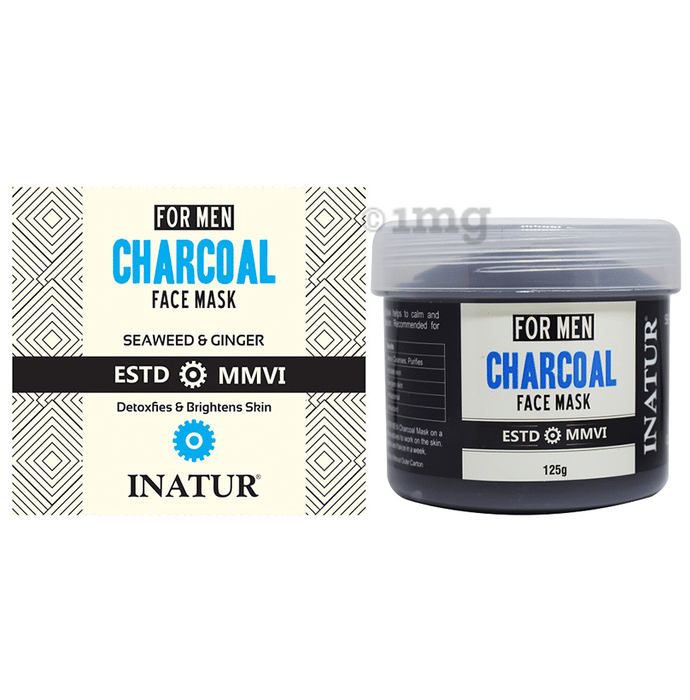 Inatur Men Charcoal Face Mask