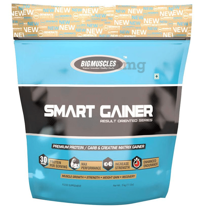Big  Muscles Smart Gainer Strawberry