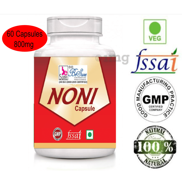 BeSure Noni Capsules with Ashwagandha & Brahmi