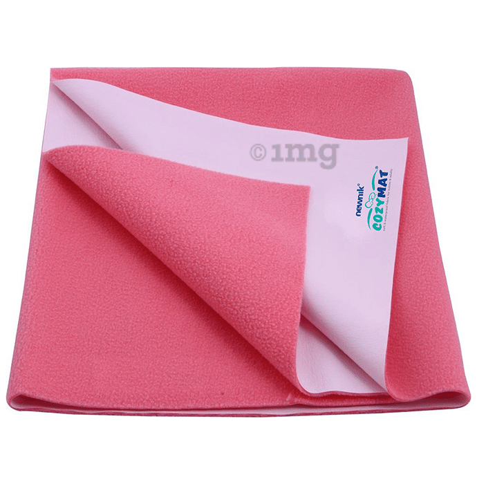 Newnik Cozymat, Dry Sheet (Size: 70cm X 100cm) Medium Salmon Rose