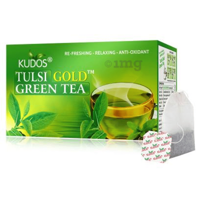 Kudos Tulsi Gold Green Tea (2gm Each)