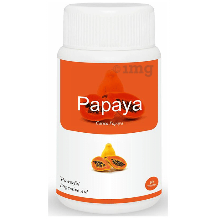 Herb Essential Papaya Tablet Buy bottle of 60 tablets at best price in