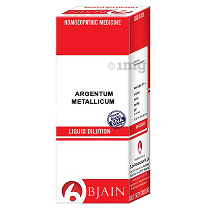 Bjain Argentum Metallicum Dilution 50M CH