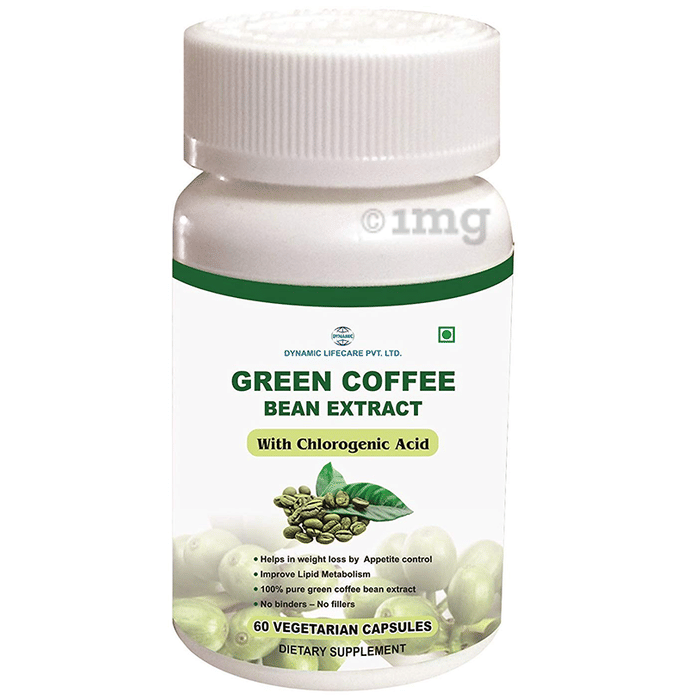 Dynamic Green Coffee Bean Extract Vegetarian Capsule Buy bottle of 60