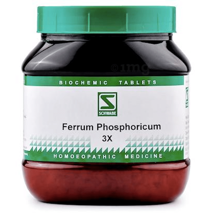 Dr Willmar Schwabe India Ferrum Phosphoricum Biochemic Tablet 3X
