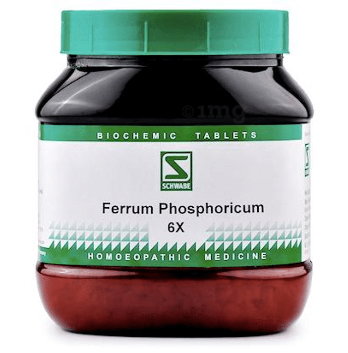 Dr Willmar Schwabe India Ferrum Phosphoricum Biochemic Tablet 6X