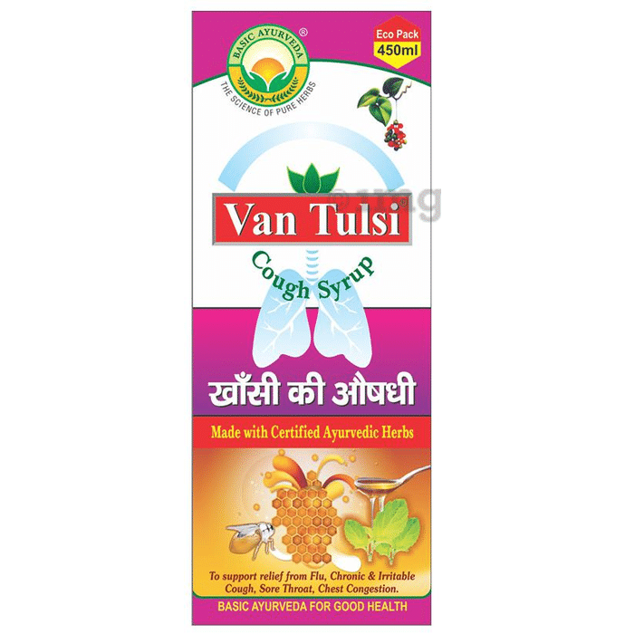 Basic Ayurveda Van Tulsi Cough Syrup