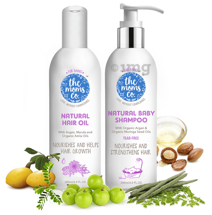 The Moms Co All Natural Hair Care Essentials For Baby Buy Box Of 1 Kit At Best Price In India 1mg
