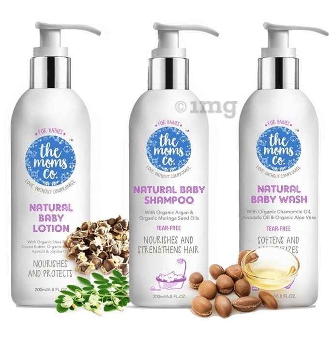 The Moms Co. Baby Skin & Hair Care Bundle Buy box of 1 Kit at best