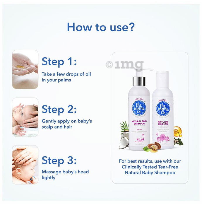 The Moms Co Natural 10 In 1 Baby Hair Oil Buy Bottle Of 100 Ml Oil At Best Price In India 1mg