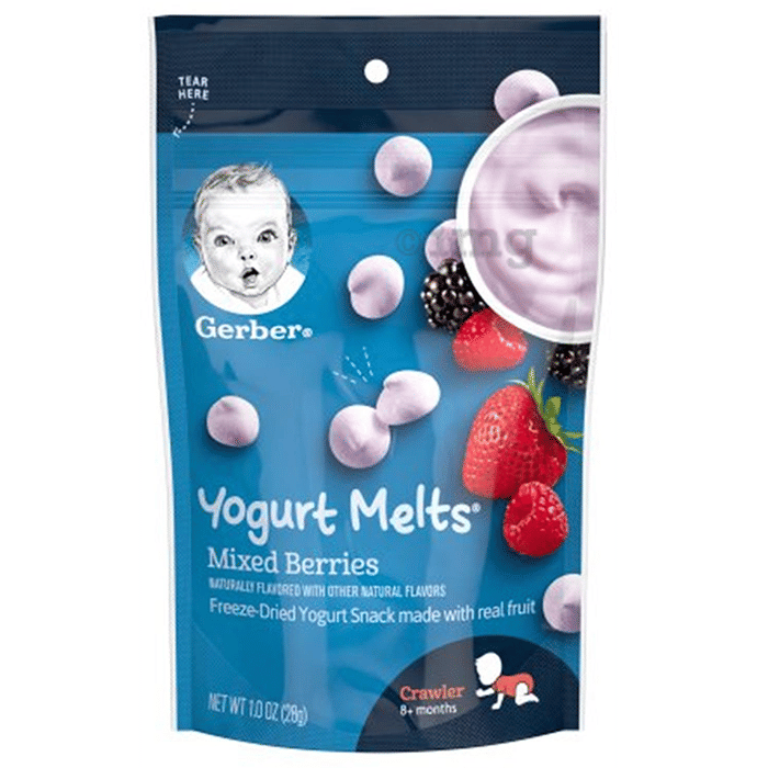 Gerber Yogurt Melts Mixed Berry Buy packet of 28 gm Liquid at best