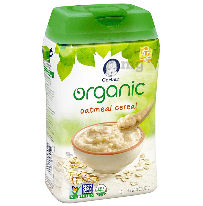 Gerber Organic Oatmeal Cereal: Buy box of 227 gm Powder at best price