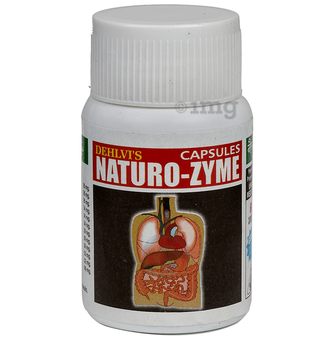 Dehlvi Naturals NaturoZyme Capsule Buy bottle of 60 capsules at best price in India 1mg