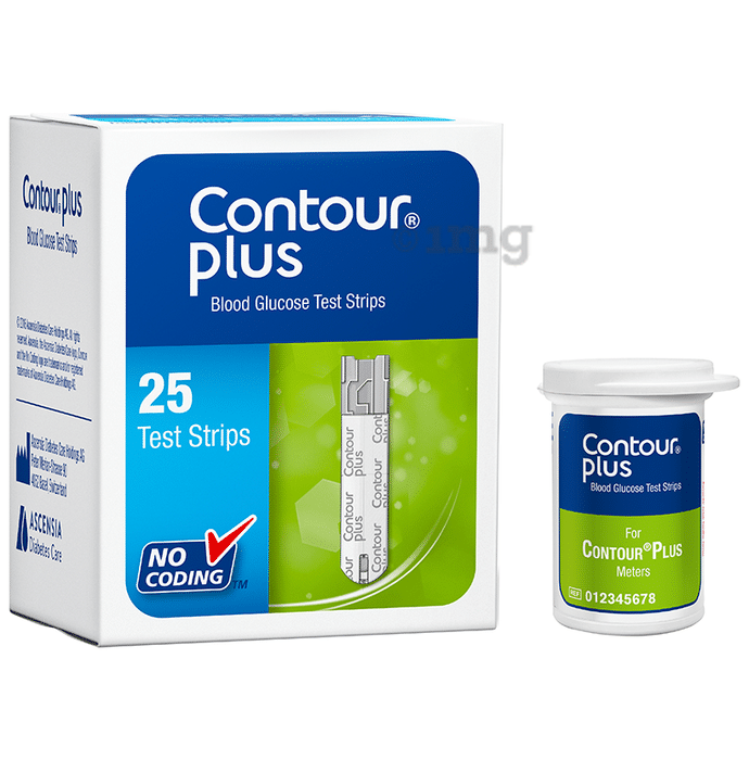 Contour Plus Blood Glucose Test Strip