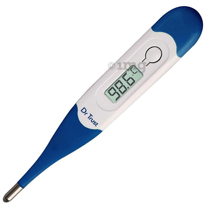 Dr Trust USA Flexible Tip Digital Thermometer 604 White
