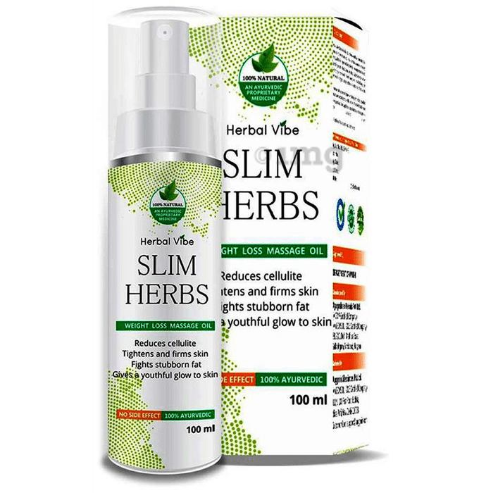Herbal Vibe Slim Herb Weight Loss Massage Oil: Buy bottle of 100 ml Oil ...