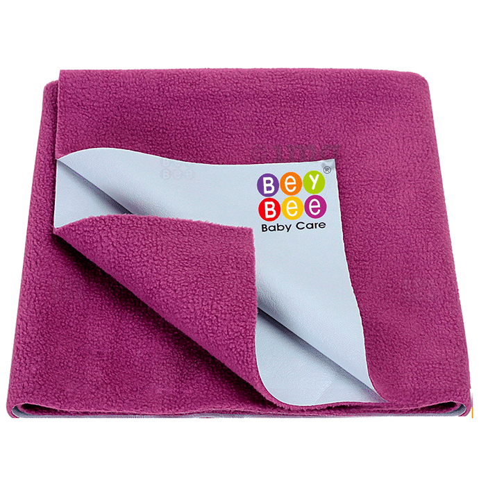 Bey Bee Waterproof Mattress Protector Sheet for Babies and Adults (140cm X 100cm) Large Rani Pink
