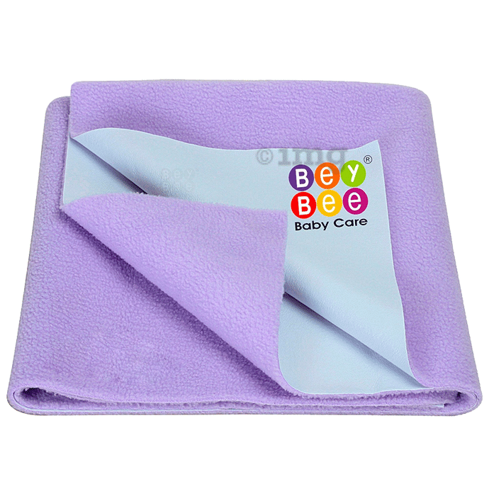 Bey Bee Waterproof Mattress Protector Sheet for Babies and Adults (140cm X 100cm) Large Violet