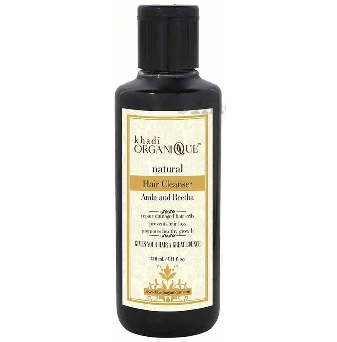 Khadi Organique Natural Hair Cleanser Shampoo Amla and Reetha