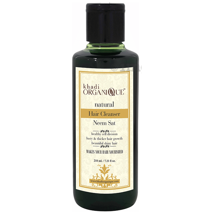 Khadi Organique Natural Hair Cleanser Neem Sat