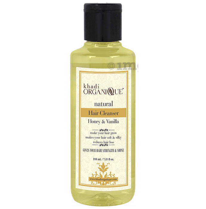 Khadi Organique Natural Hair Cleanser Honey and Vanilla