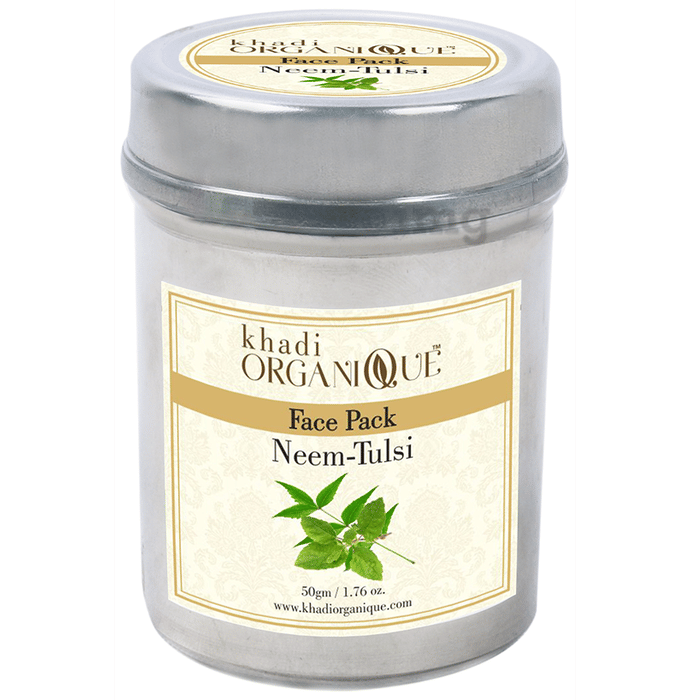 Khadi Organique Neem Tulsi Face Pack Buy box of 50 gm Face Pack at