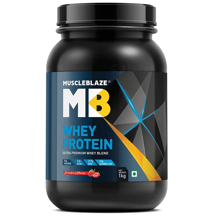 MuscleBlaze MB Whey Protein Strawberry