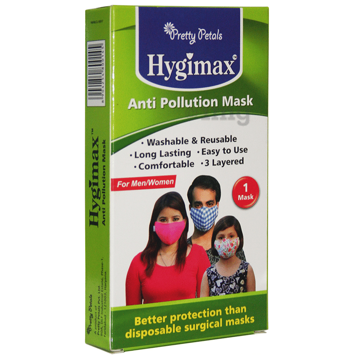 Pretty Petals Hygimax Anti Pollution Mask for Men/Women